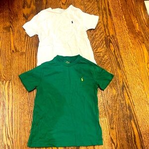 2 Boys Ralph Lauren Polo sz 6 t shirts!